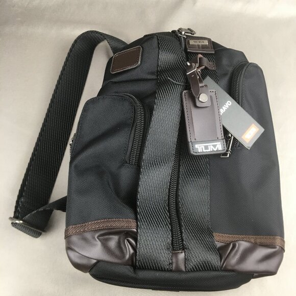 Tumi Alpha Bravo Monterey Sling Shoulder Bag Black - Picture 1 of 13